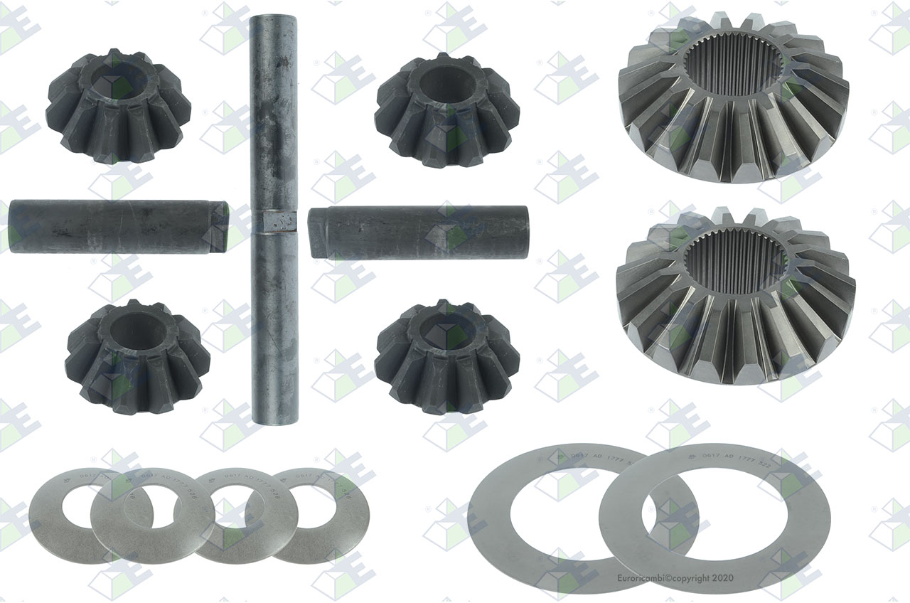 DIFFERENTIAL GEAR KIT suitable to EUROTEC 74002096