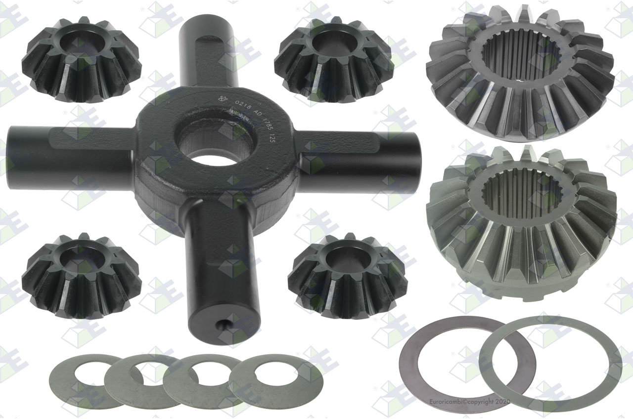 DIFFERENTIAL GEAR KIT suitable to EUROTEC 74002166