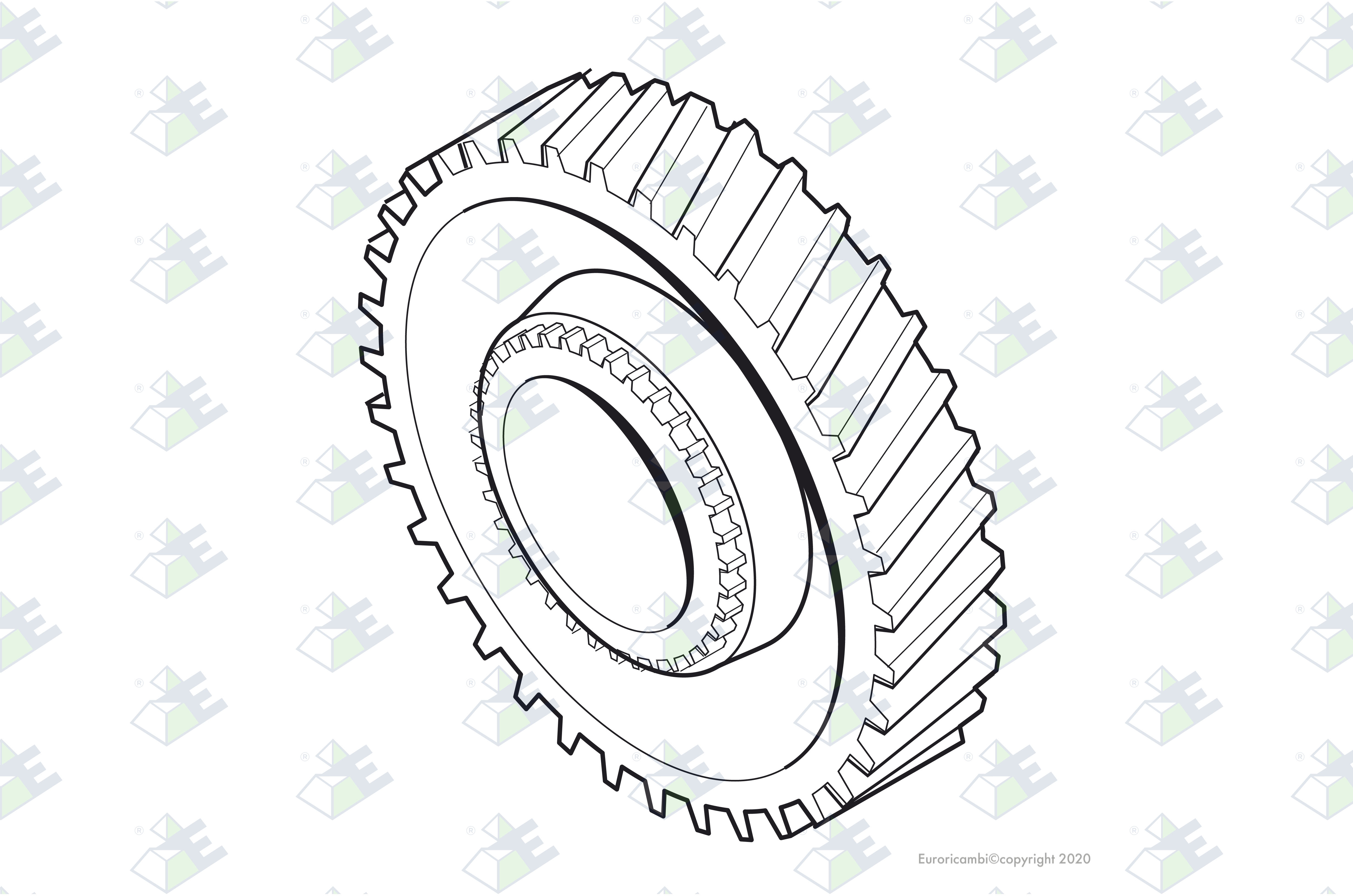 GEAR 4TH SPEED 25 T. suitable to EUROTEC 74000736