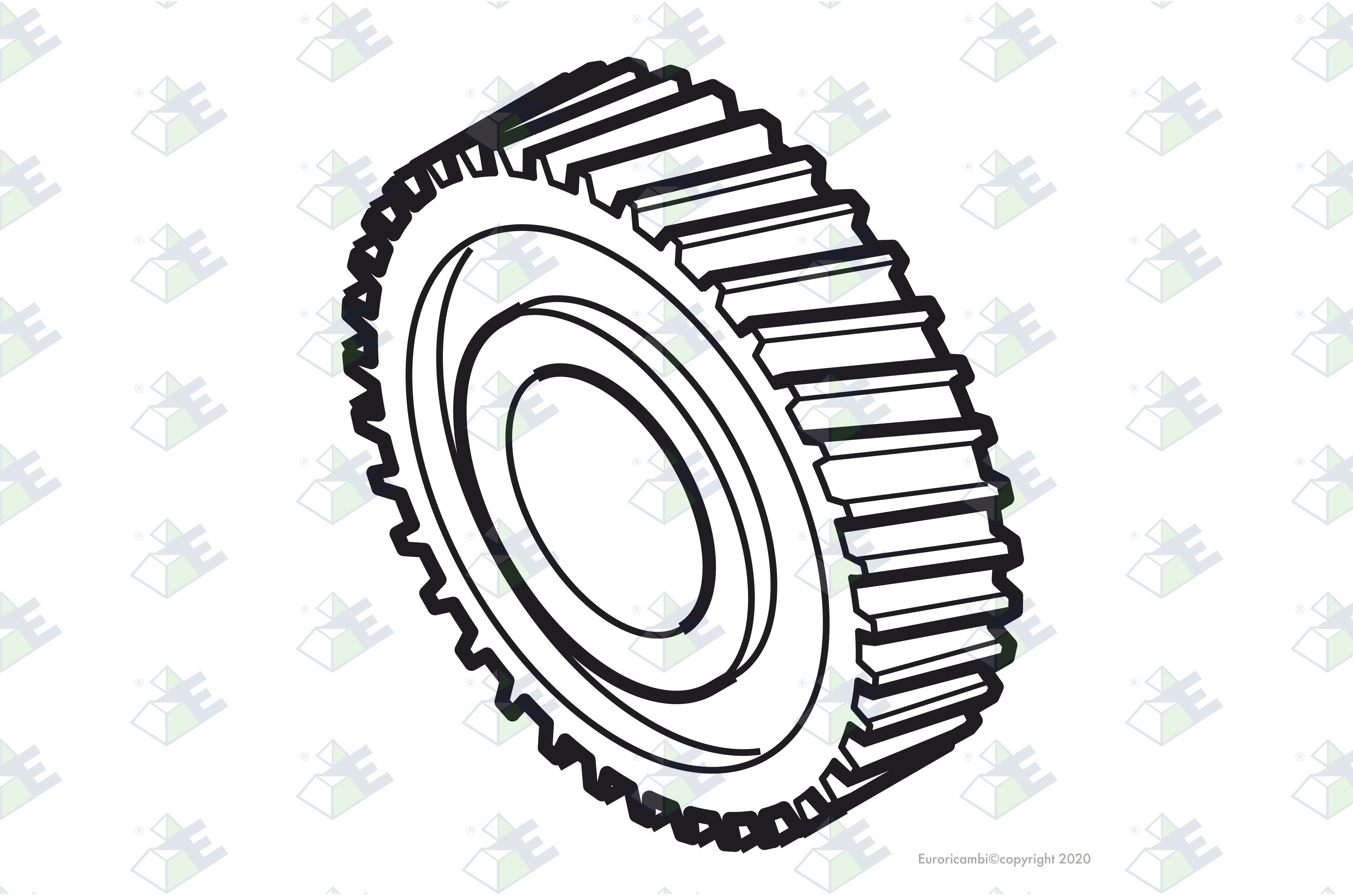 GEAR 5TH SPEED 39 T. suitable to EUROTEC 74000747