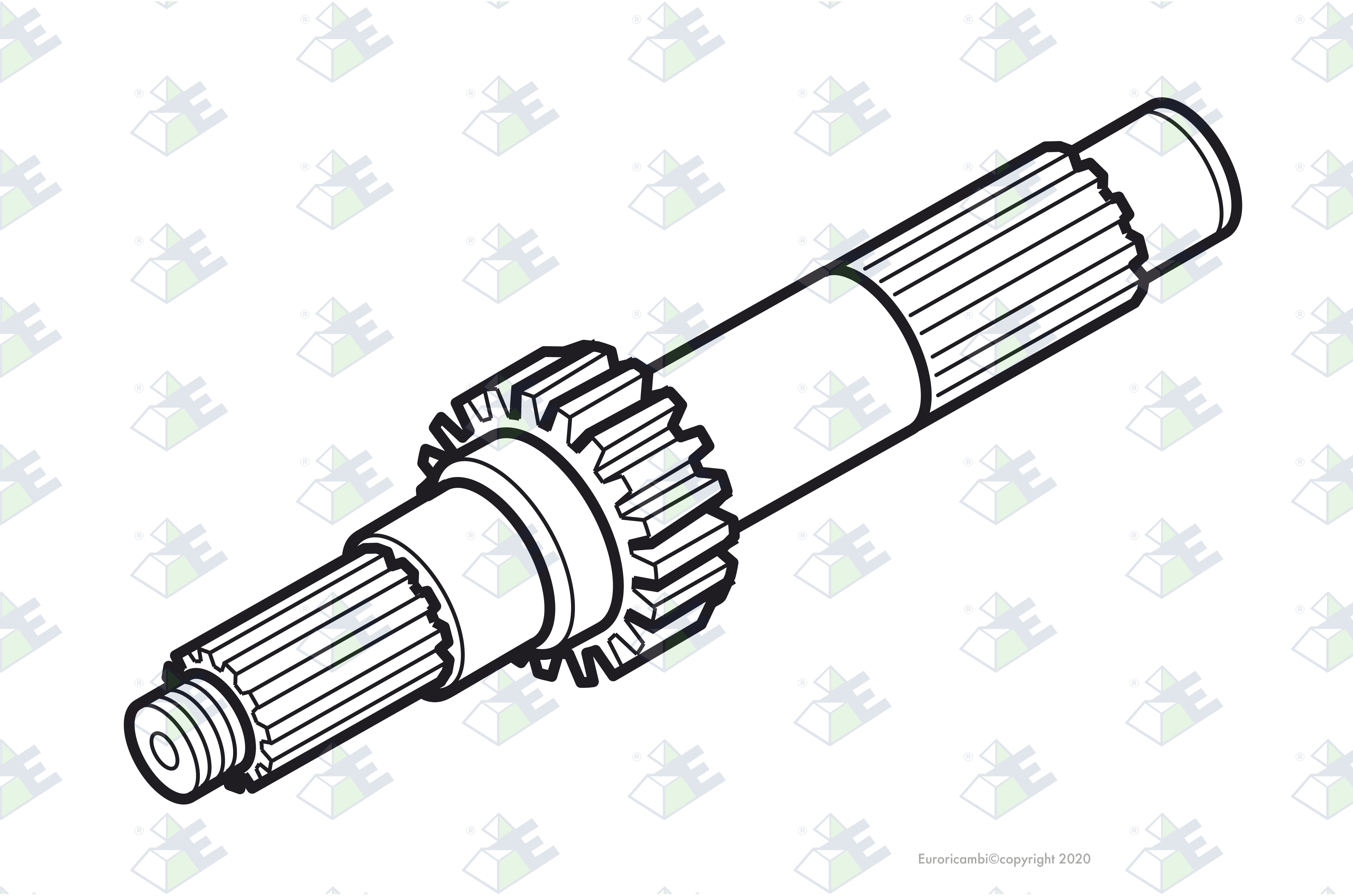 DIFF. SHAFT 10/15/22 T. suitable to VOLVO-WHITE 027077253