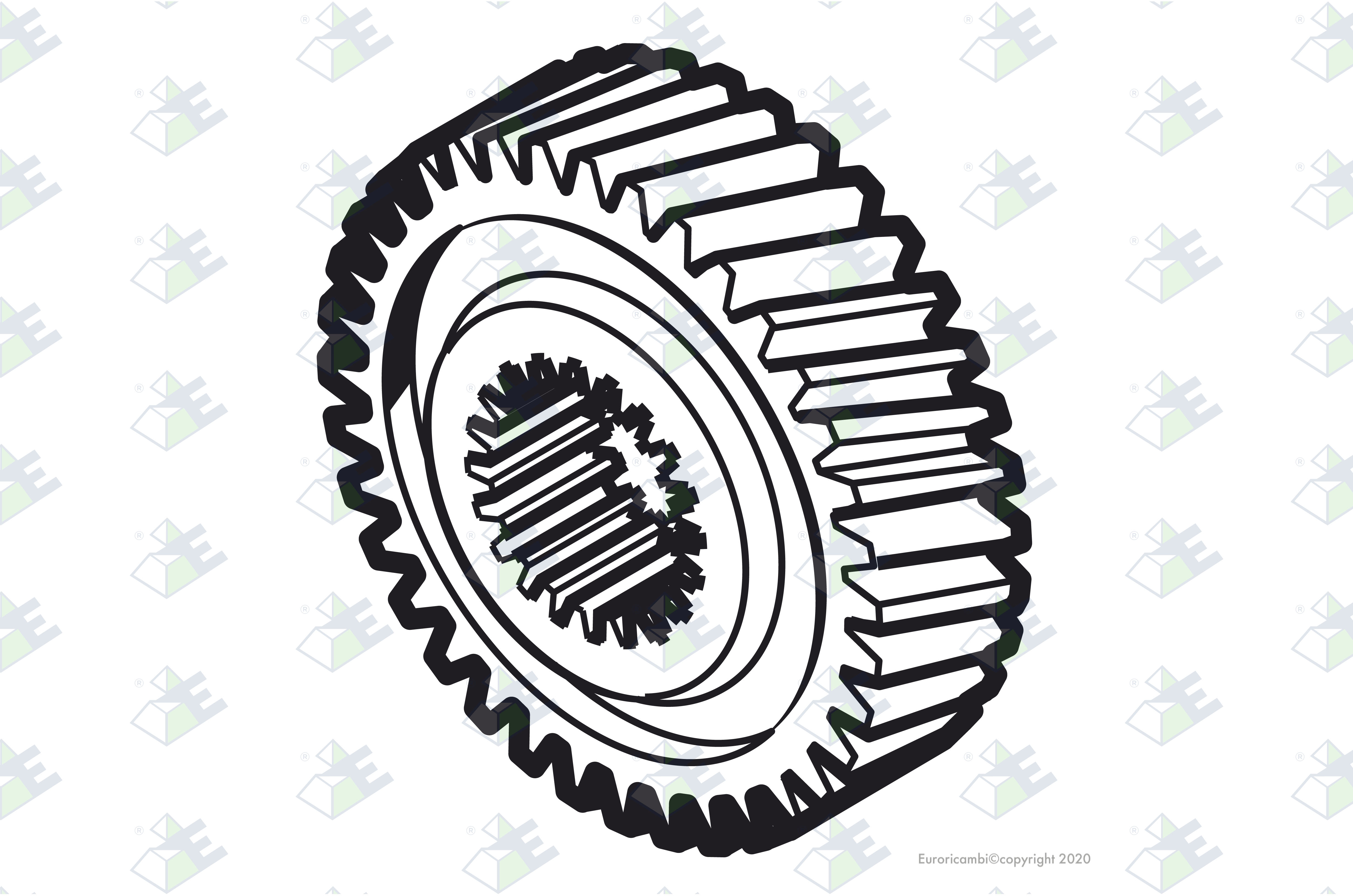 IDLER GEAR 24 T.- 39 SPL. suitable to EUROTEC 81000067