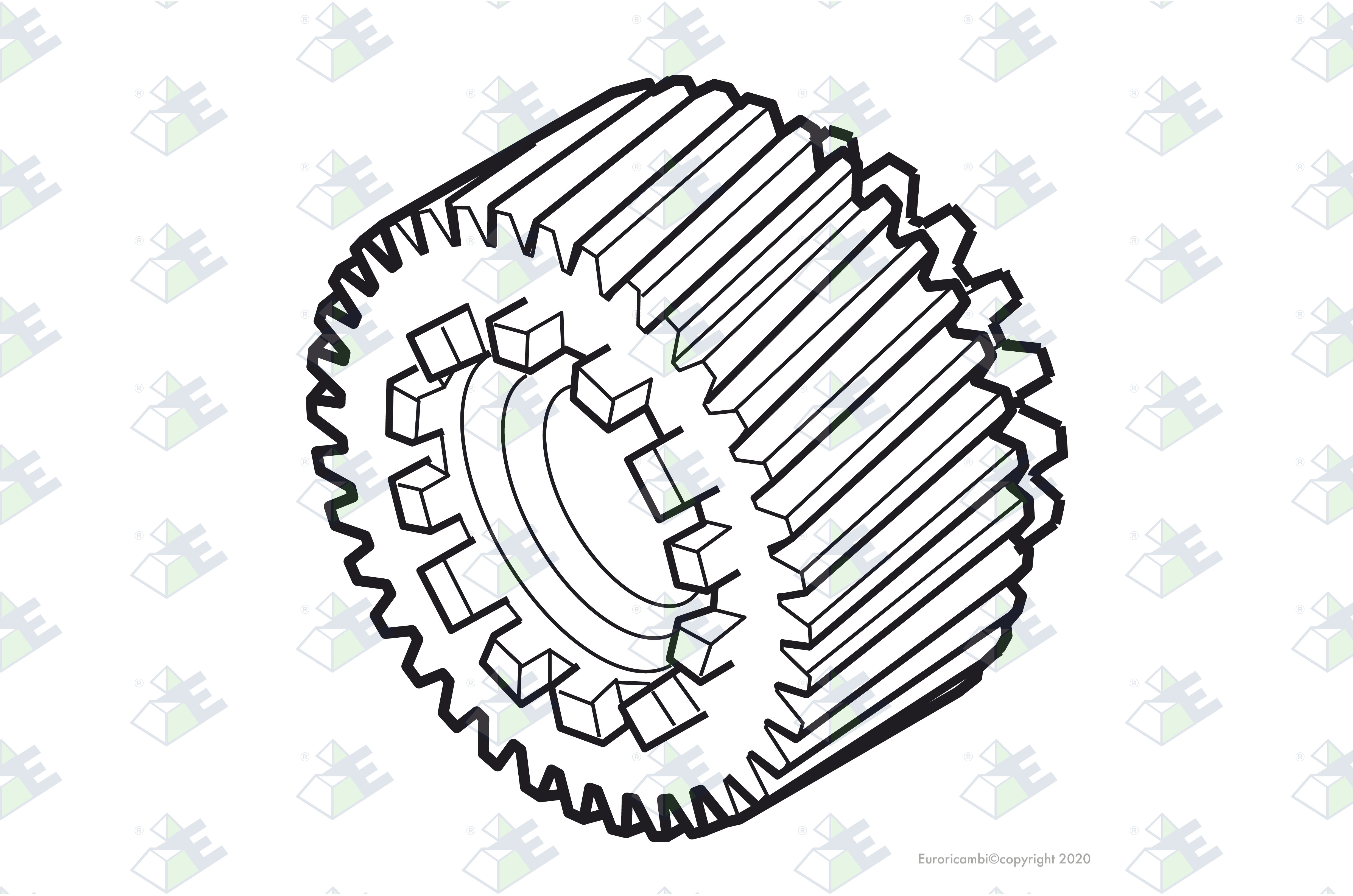 SPUR GEAR 32 T. suitable to EUROTEC 81000320