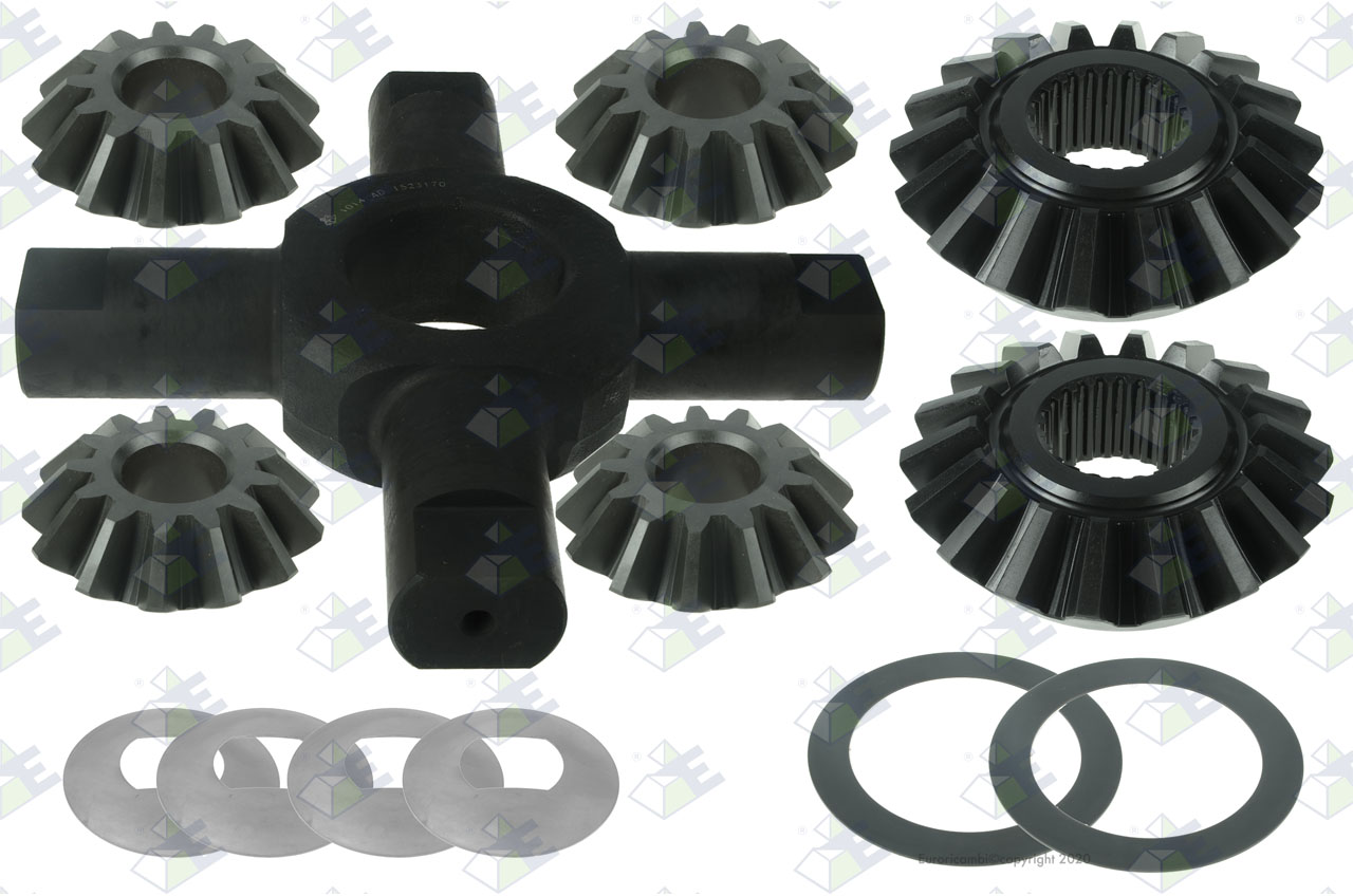 DIFFERENTIAL GEAR KIT suitable to EUROTEC 88000327