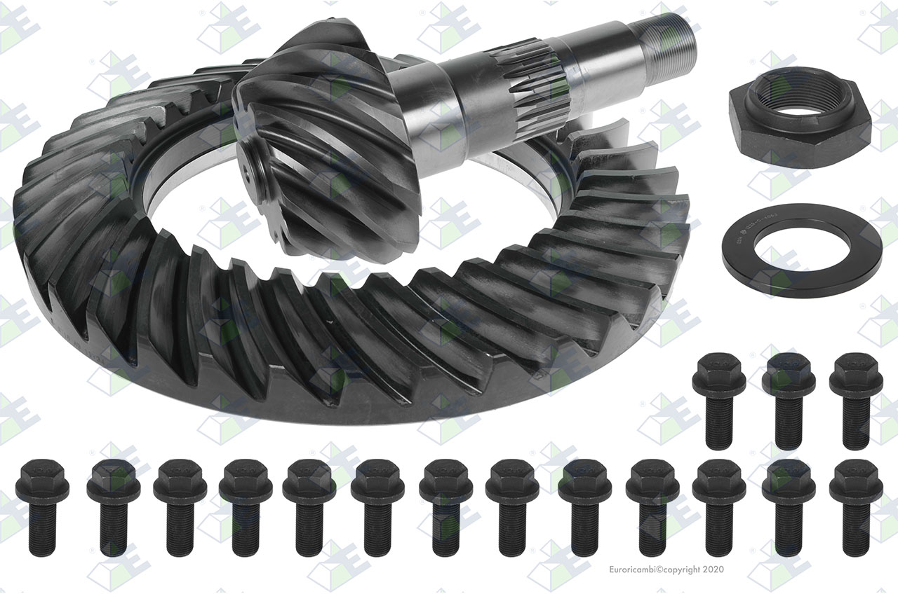 CROWN WHEEL/P. KIT 34:11 suitable to AM GEARS 62023