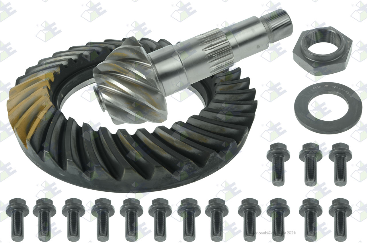 CROWN WHEEL/P. KIT 33:8 suitable to MERITOR A42228