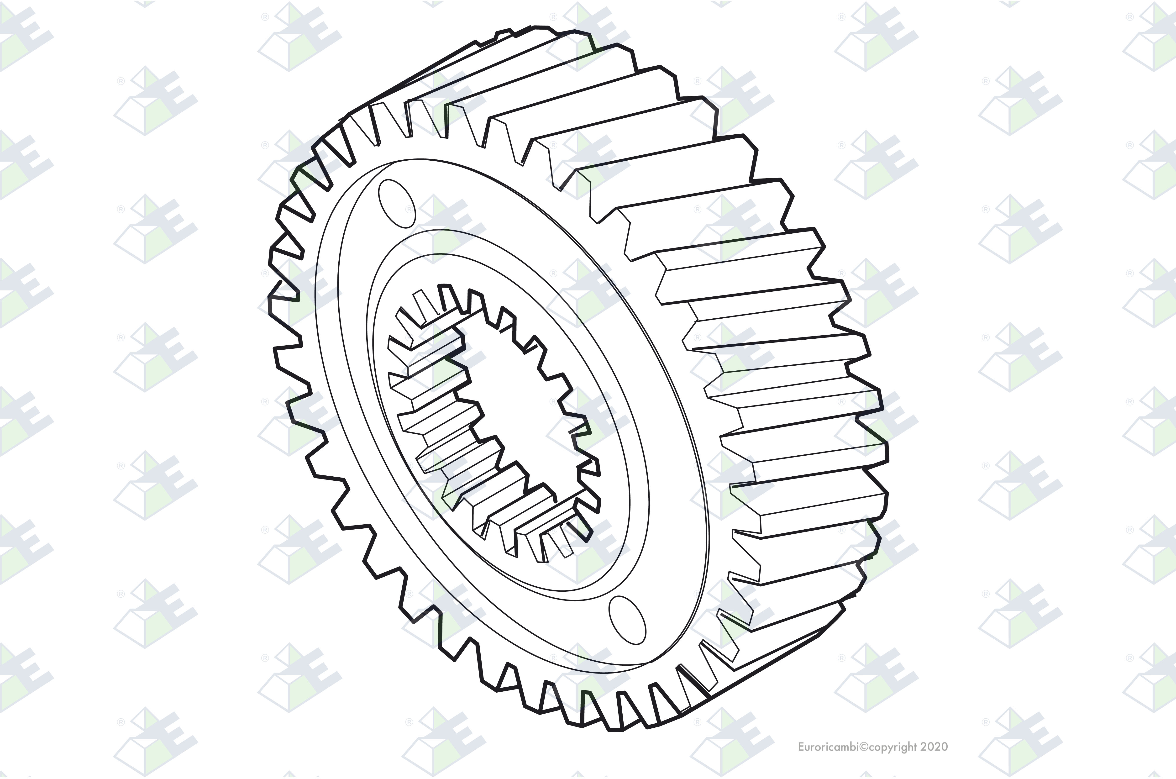 CONSTANT GEAR 45 T. suitable to VOLVO 382248