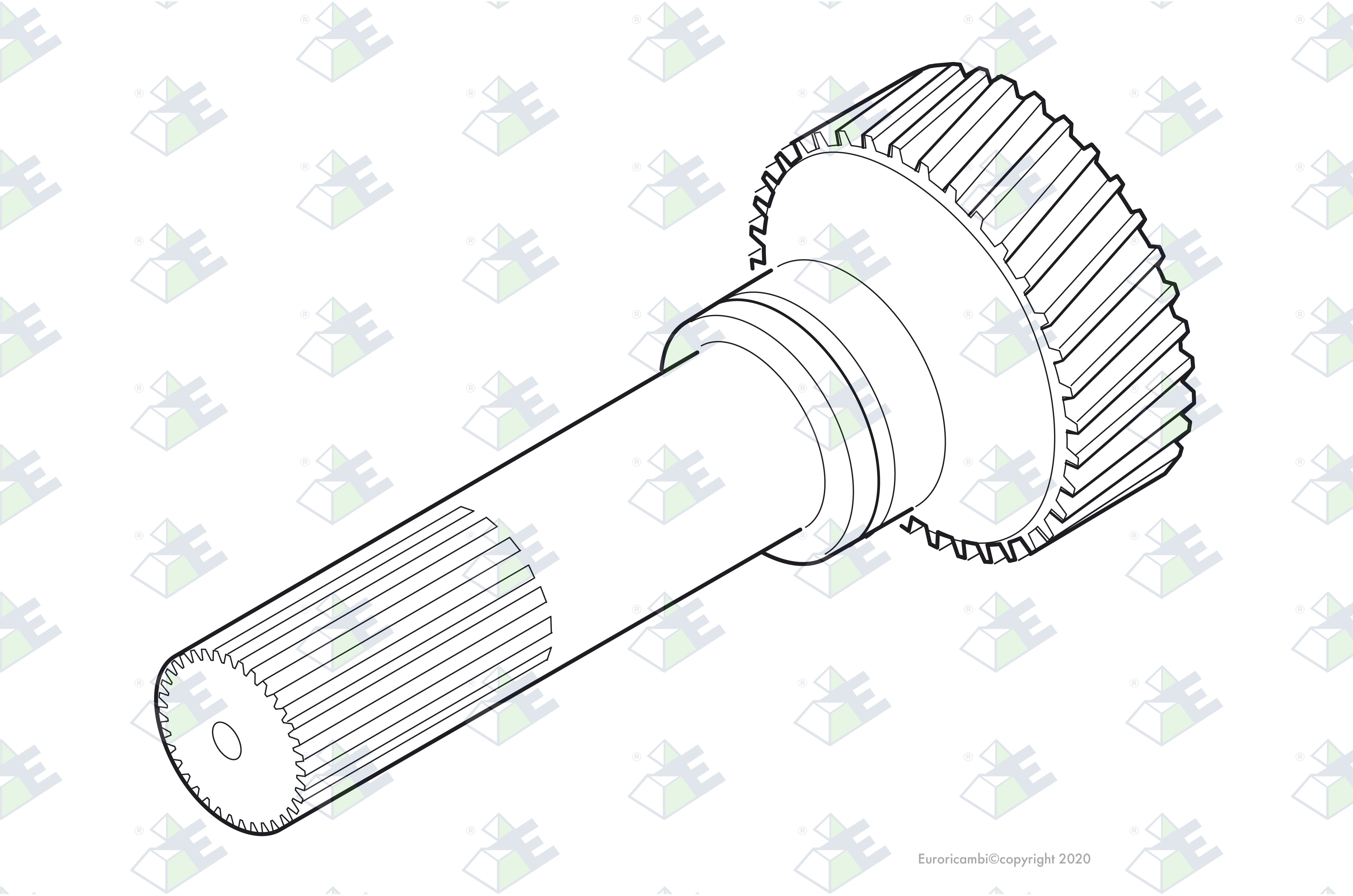 INPUT SHAFT 29 T. suitable to VOLVO 382184