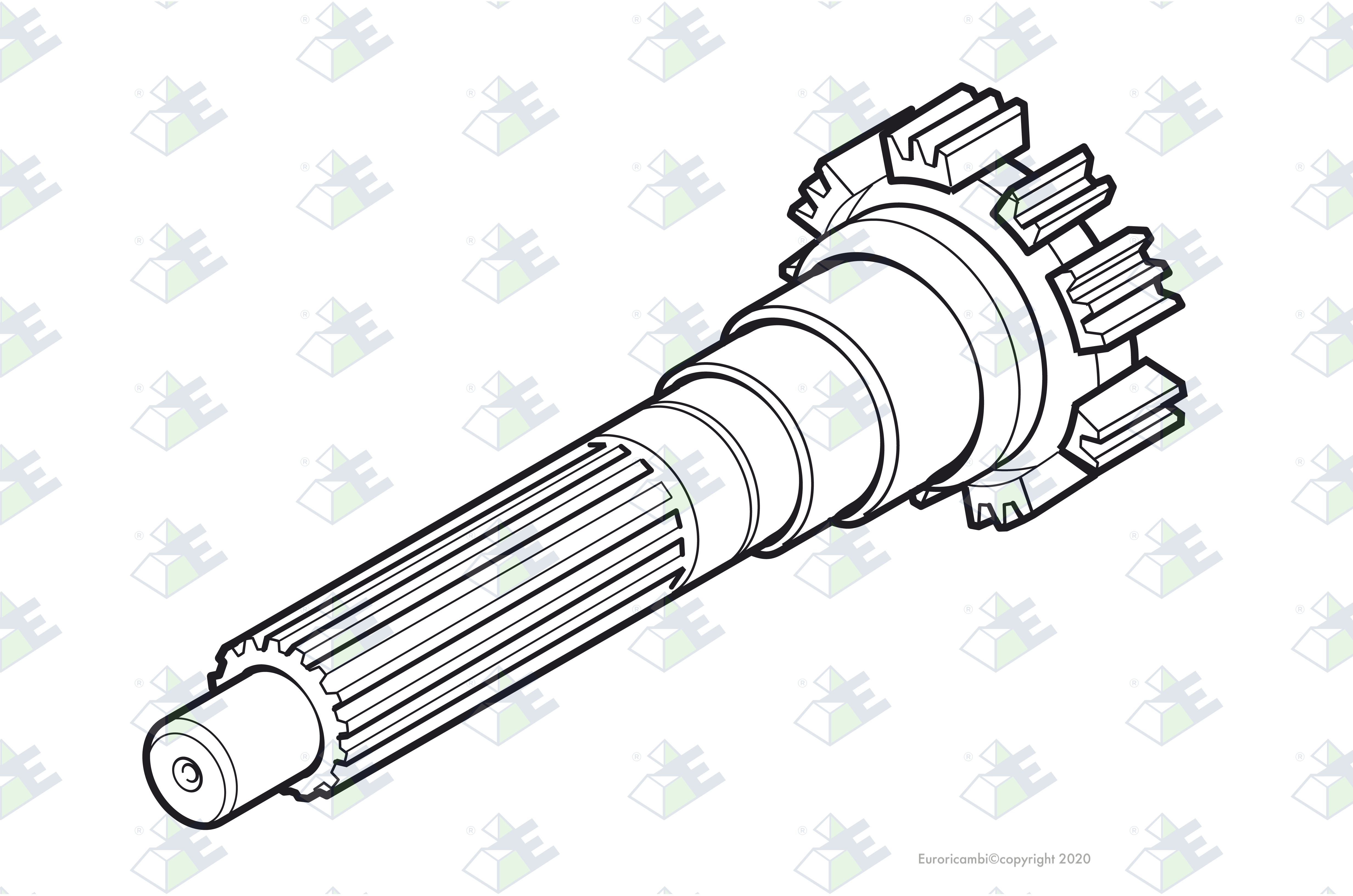 INPUT SHAFT suitable to EUROTEC 88000808