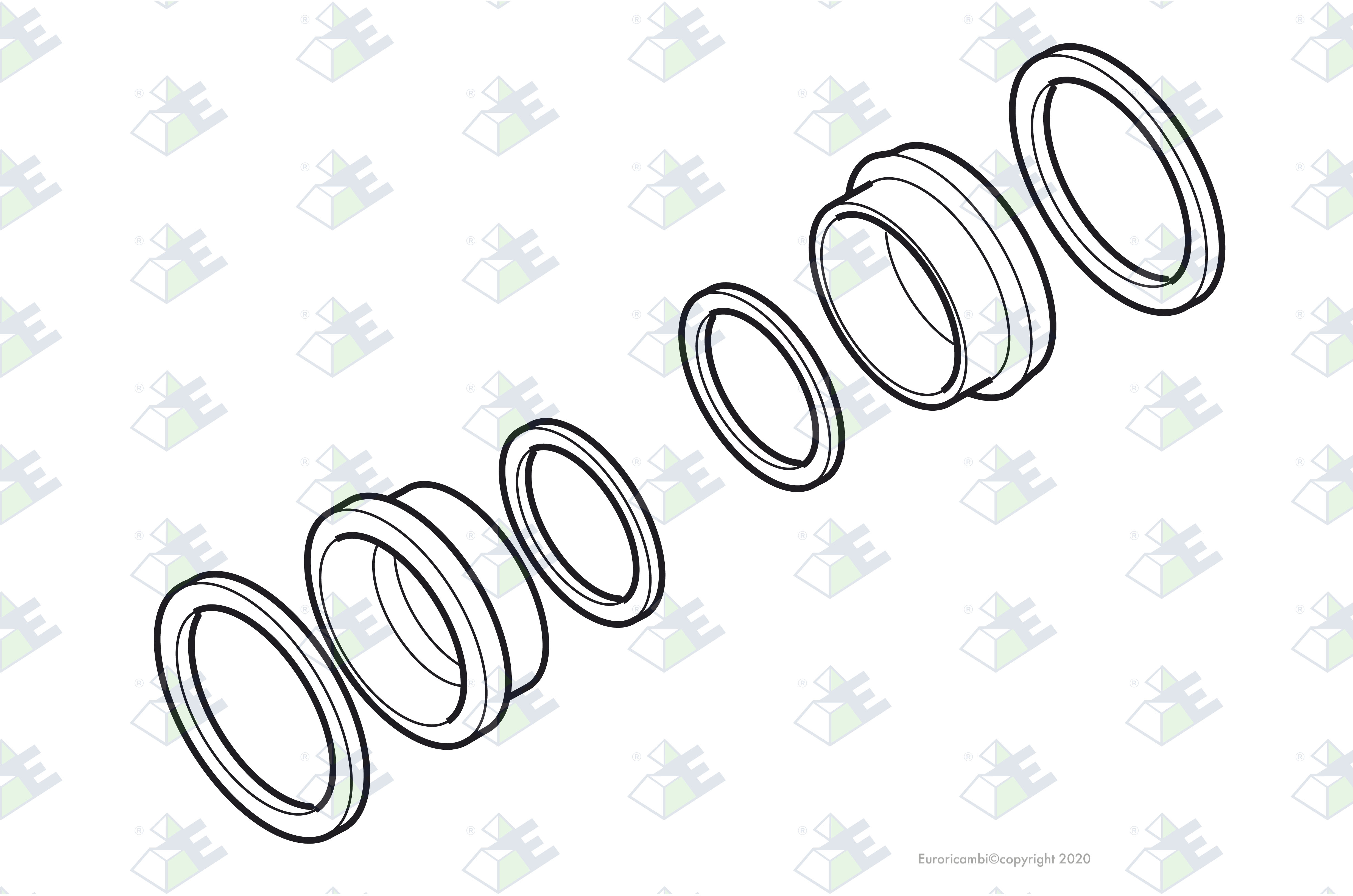 OIL SEAL KIT suitable to WABCO 4213659232