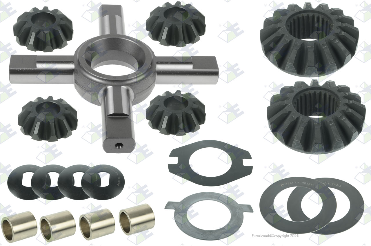 DIFFERENTIAL GEAR KIT suitable to EUROTEC 89000298