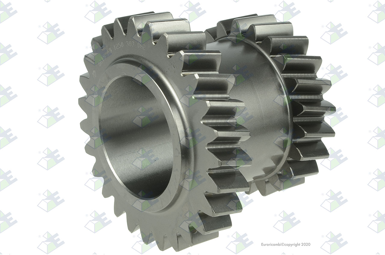 DOUBLE GEAR 22/27 T. suitable to AM GEARS 72001