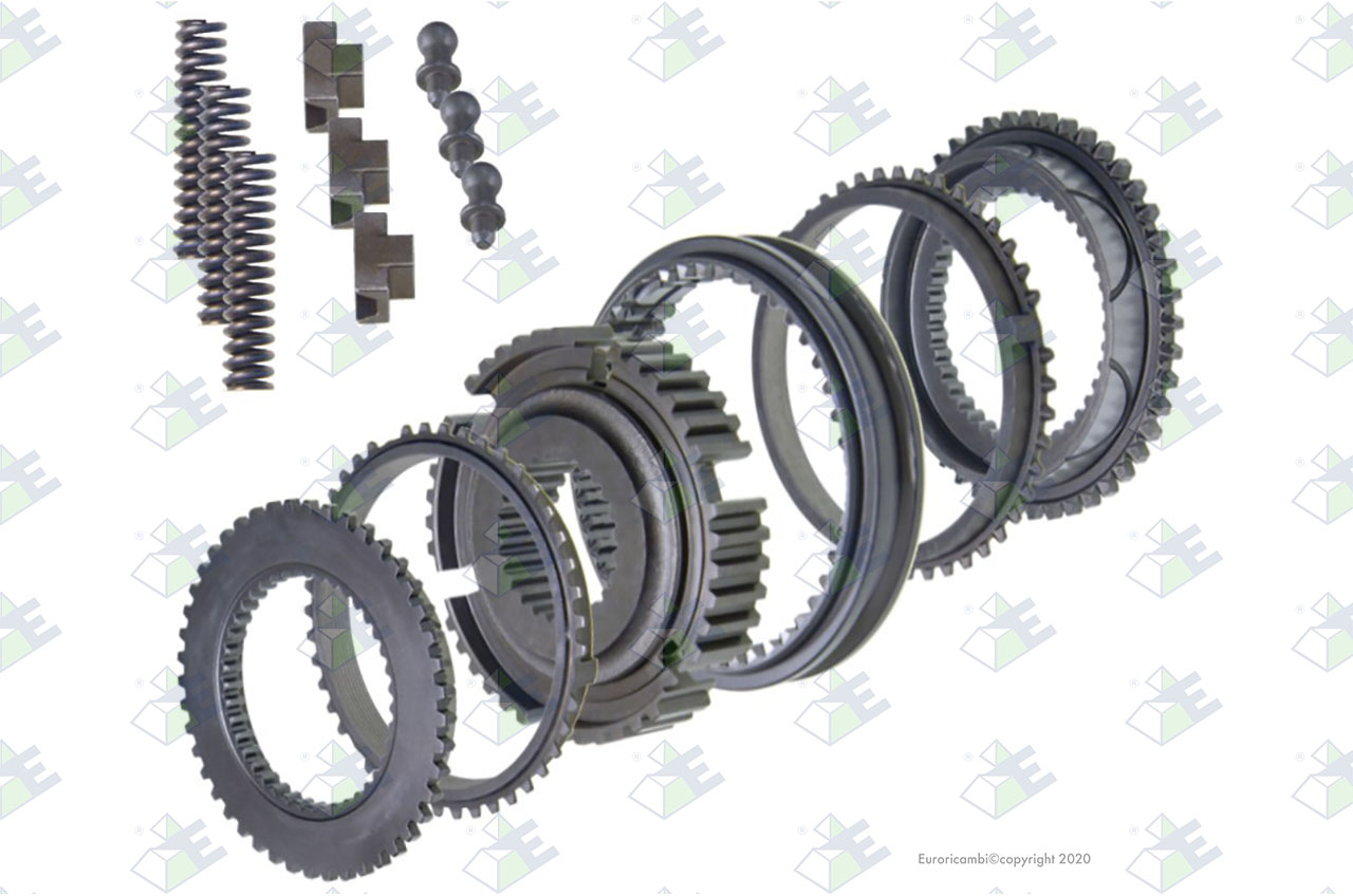 SYNCHRONIZER KIT 3RD/4TH suitable to ZF TRANSMISSIONS 1304298971