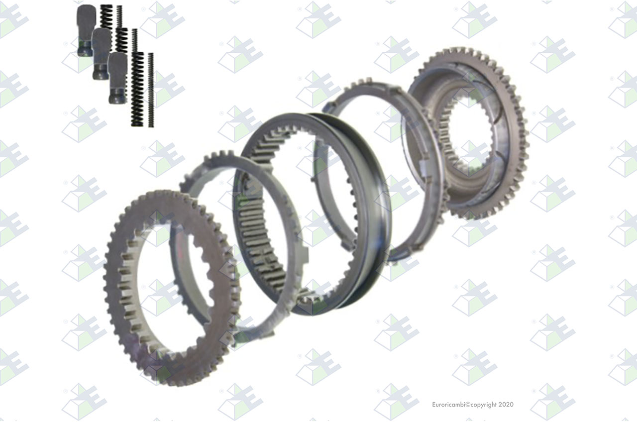 SYNCHRONIZER KIT suitable to ZF TRANSMISSIONS 1268298940