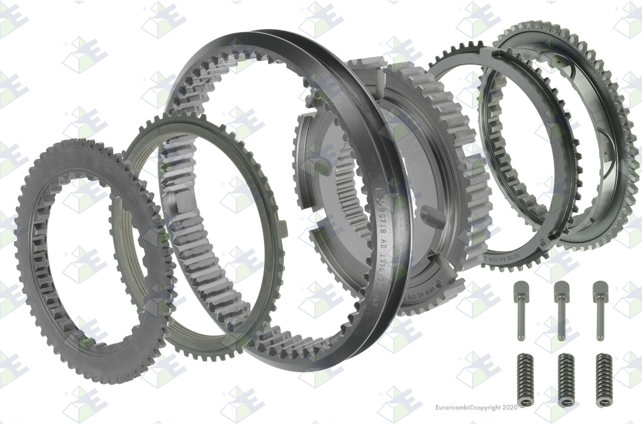 SYNCHRONIZER KIT 3RD/4TH suitable to ZF TRANSMISSIONS 1315298061