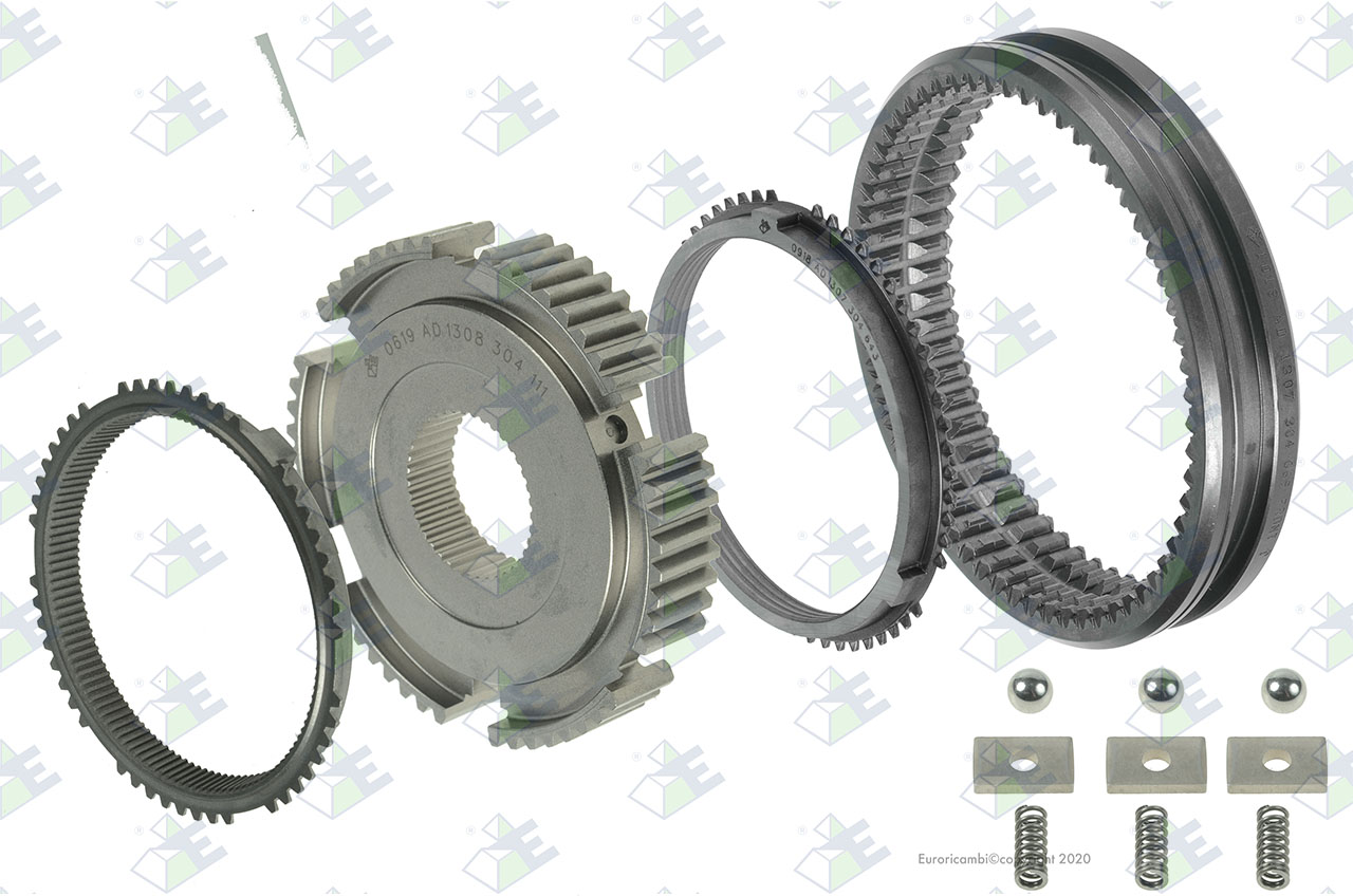 SYNCHRONIZER KIT 3RD/4TH suitable to ZF TRANSMISSIONS 1307204317
