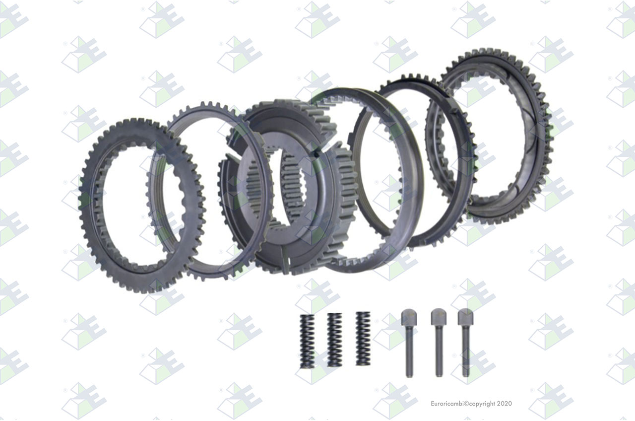 SYNCHRONIZER KIT 3RD/4TH suitable to ZF TRANSMISSIONS 1304298977