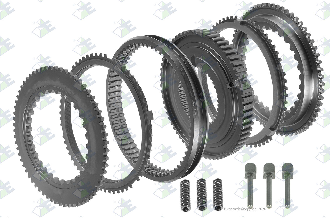 SYNCHRONIZ.KIT 1ST/2ND /C suitable to ZF TRANSMISSIONS 1356204004