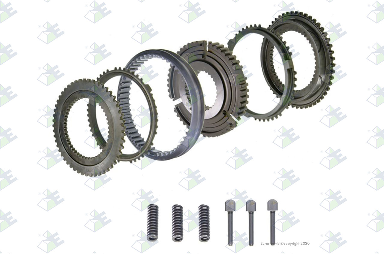 SYNCHRONIZER KIT 1ST/2ND suitable to ZF TRANSMISSIONS 1304298970