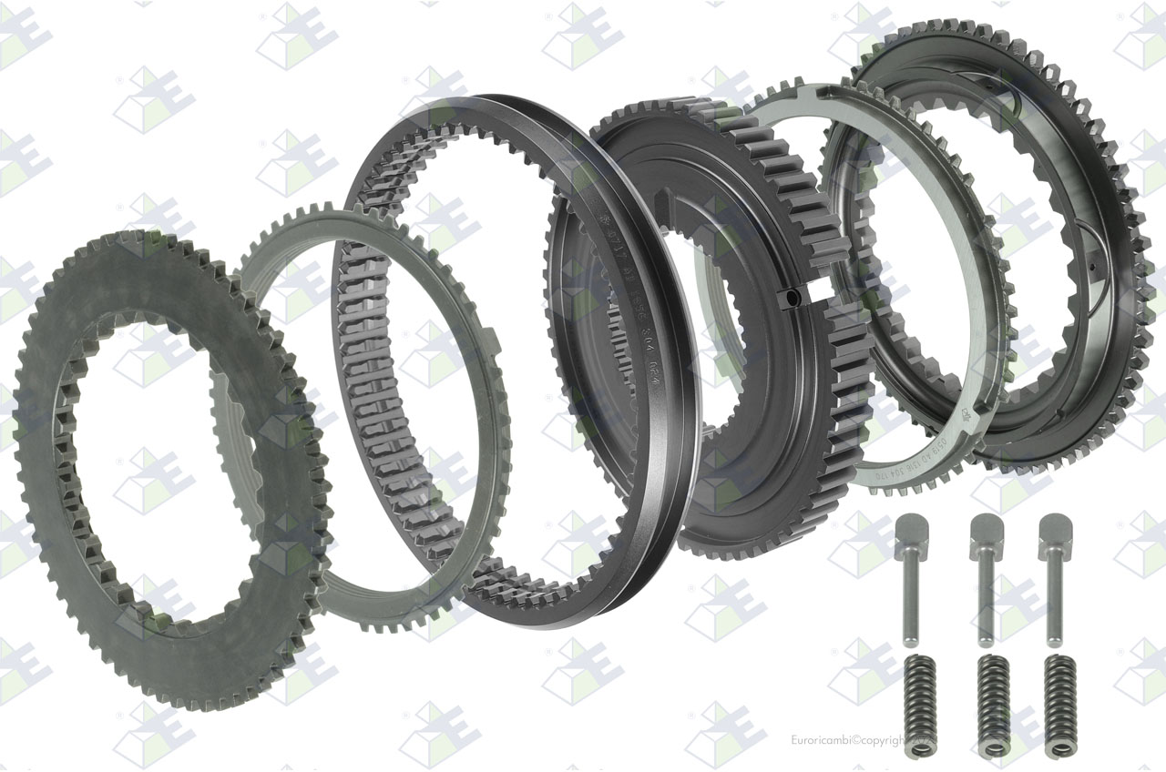 SYNCHRONIZER KIT 1ST/2ND suitable to ZF TRANSMISSIONS 1356204007