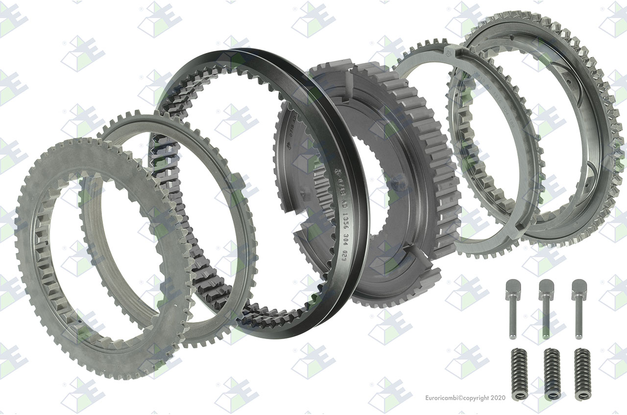 SYNCHRONIZER KIT 3RD/4TH suitable to AM GEARS 90344