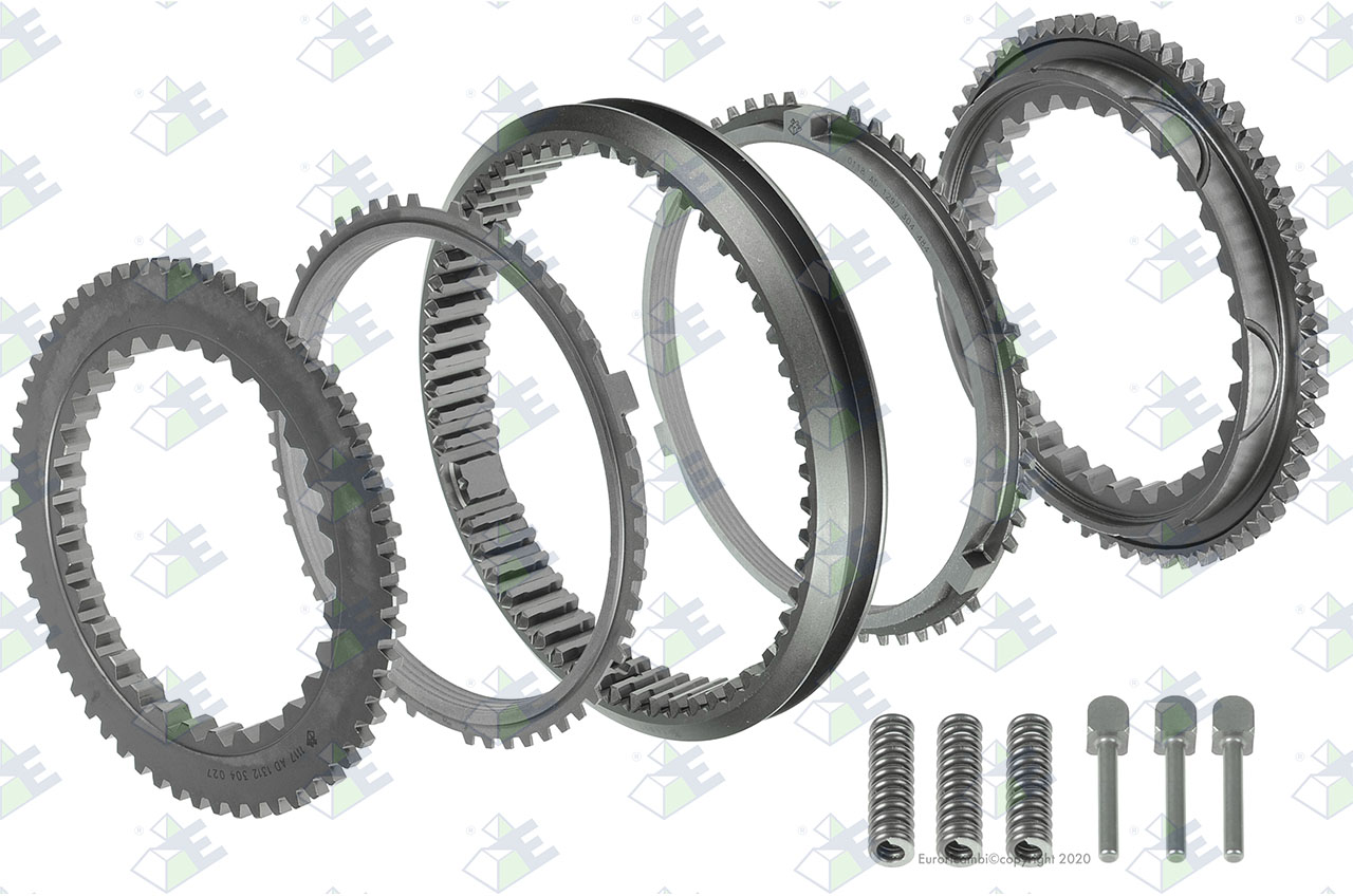 SYNCHRONIZER KIT 3RD/4TH suitable to AM GEARS 90331