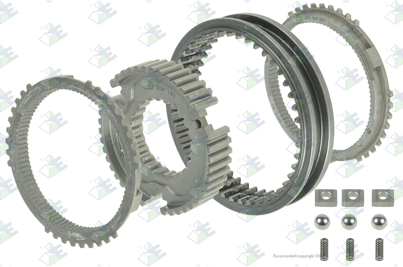 SYNCHRONIZER KIT 5TH/REV. suitable to ZF TRANSMISSIONS 1332204027