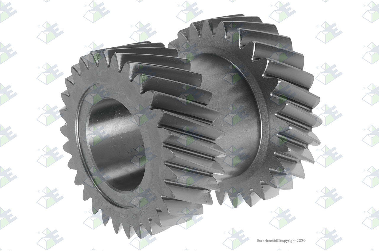 DOUBLE GEAR 27/29 T. suitable to EUROTEC 95007298