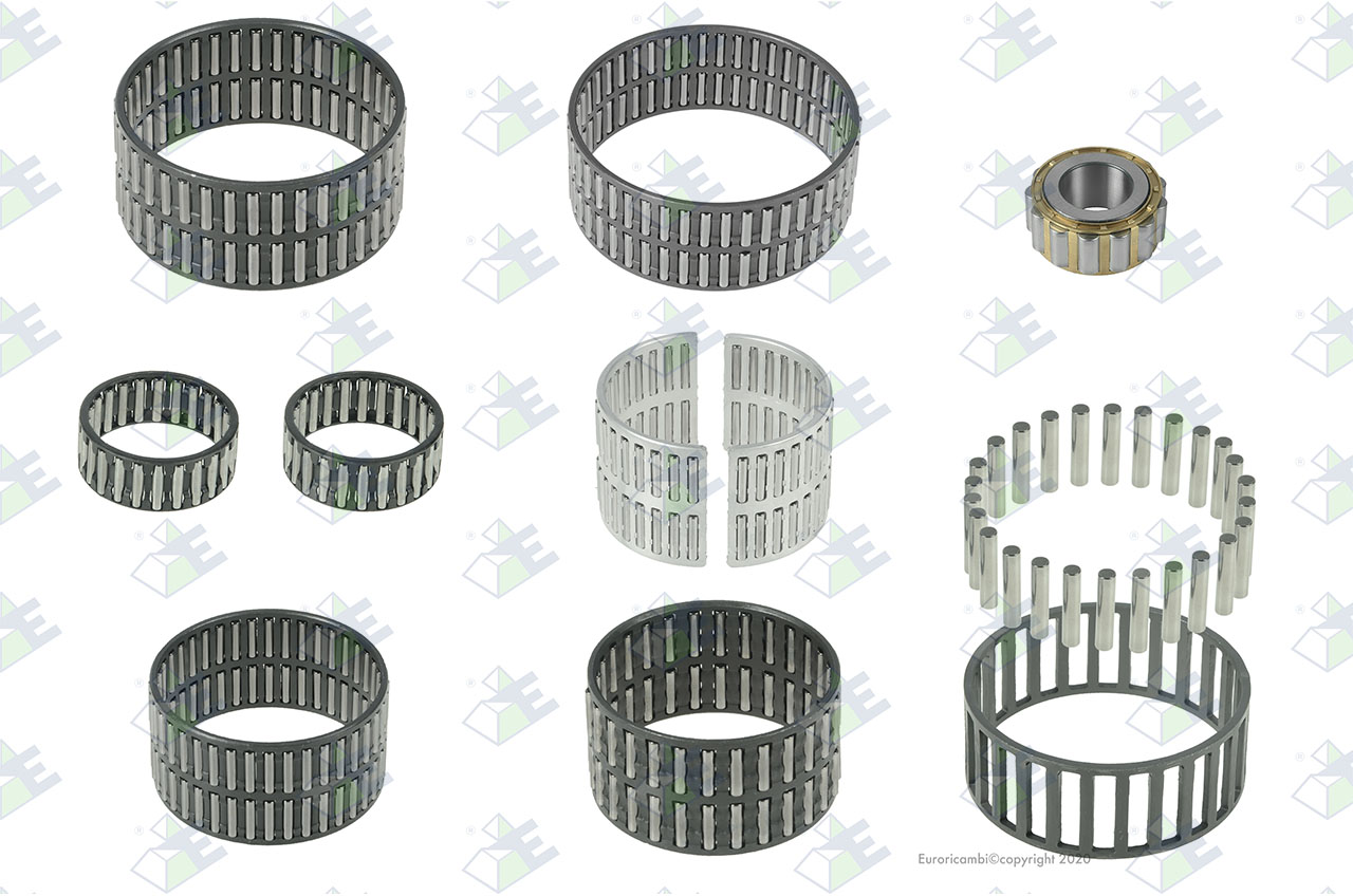 NEEDLE BEARINGS KIT suitable to ZF TRANSMISSIONS 1268298936