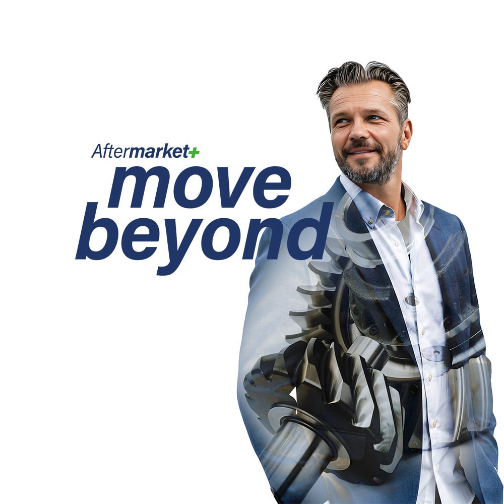 Logo Aftermarket+, Sales Area Manager, Move beyond